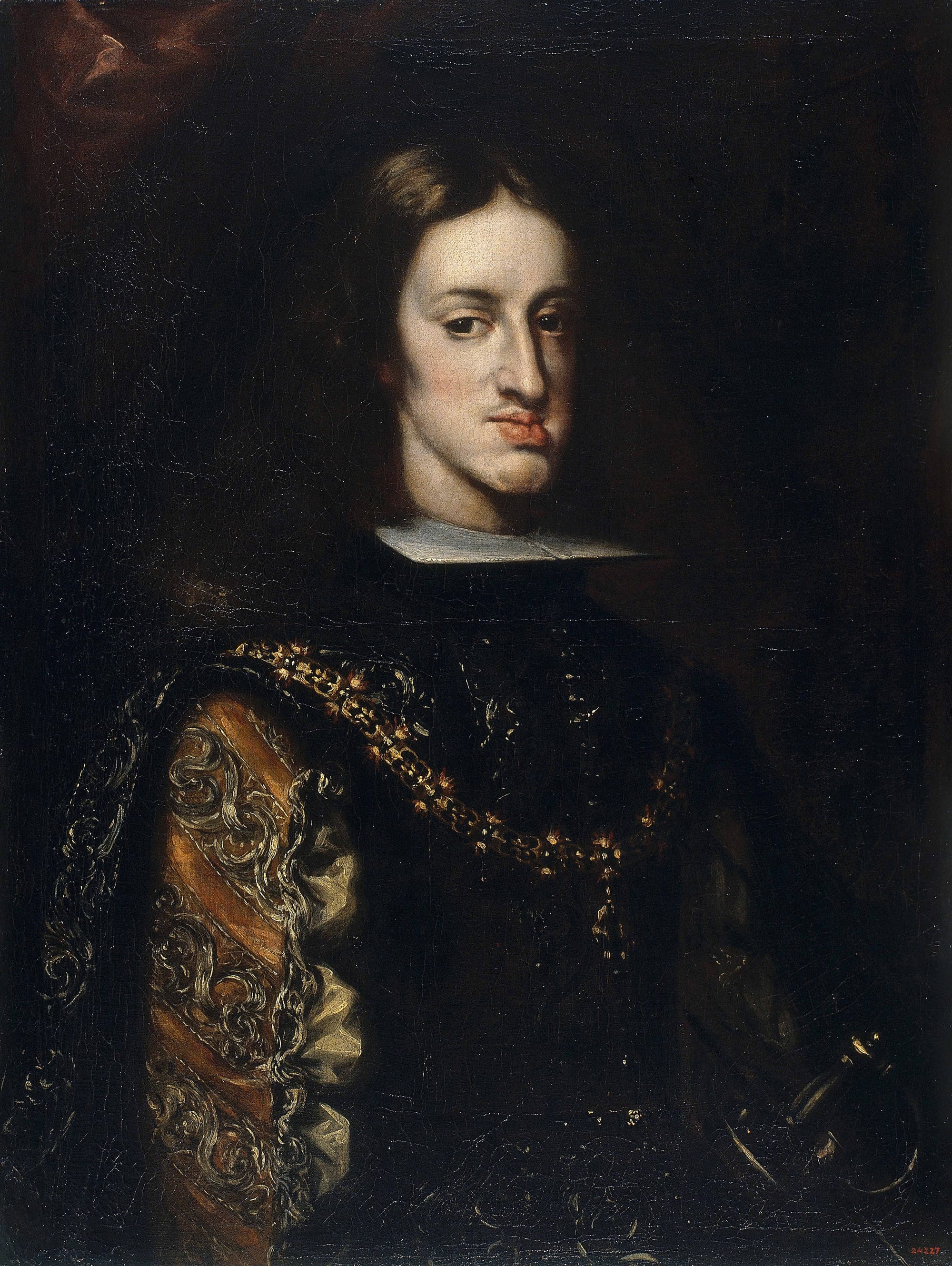 An unhappy-looking fellow, displaying the royal "Habsburg Jaw." https://en.wikipedia.org/wiki/Prognathism