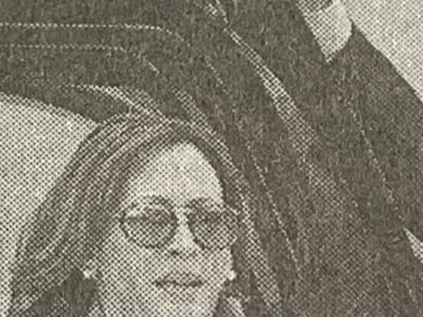 Detail of image of Kamala Harris in a New York Times photo.