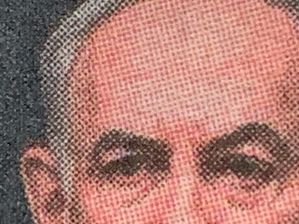 Detail of a New York Times photo of Benjamin Netanyahu