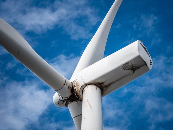 Nacelle of a wind turbine. 