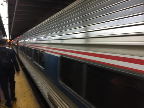 Train at Penn Station